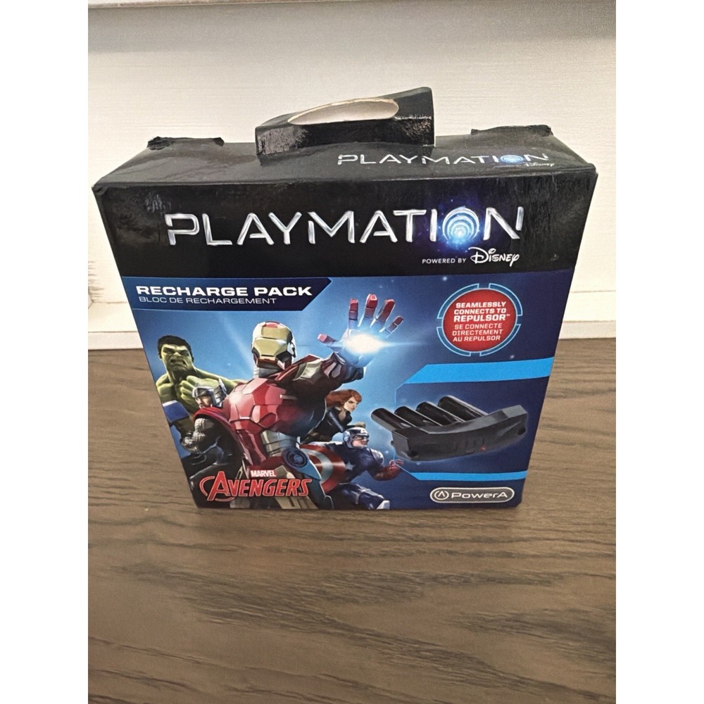 Playmation Marvel Avengers Recharge Pack PowerA Repulsor‎ Charger Dock USB New